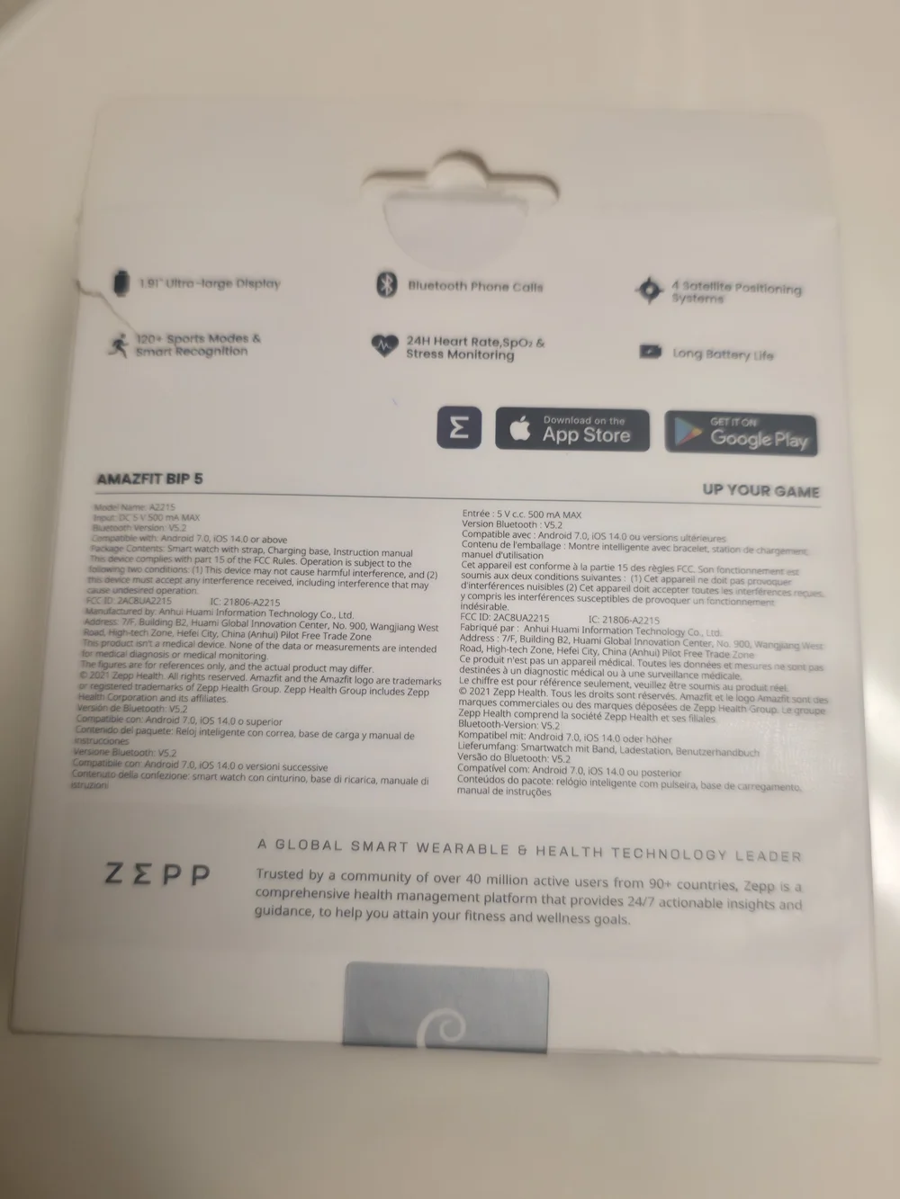 Bip 5 Smartwatch - Black